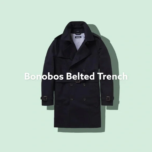 Bonobos Jackets Coats Bonobos Belted Trench Coat Poshmark